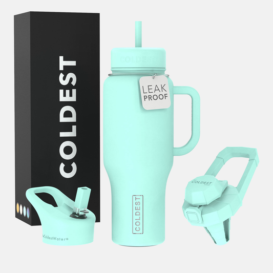 Coldest 36oz Hand Bottle - Mint Green