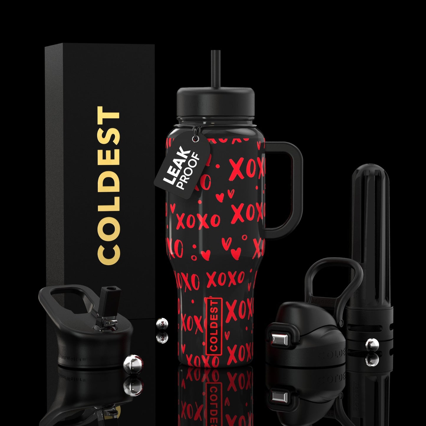 Coldest Hand Bottle Glowie Hearts