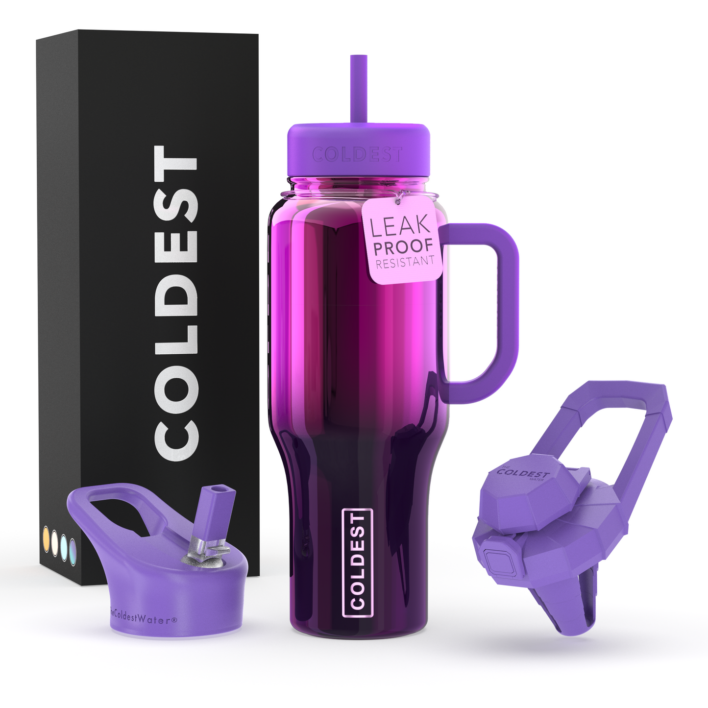 Coldest 36oz Hand Bottle - Purple Nov