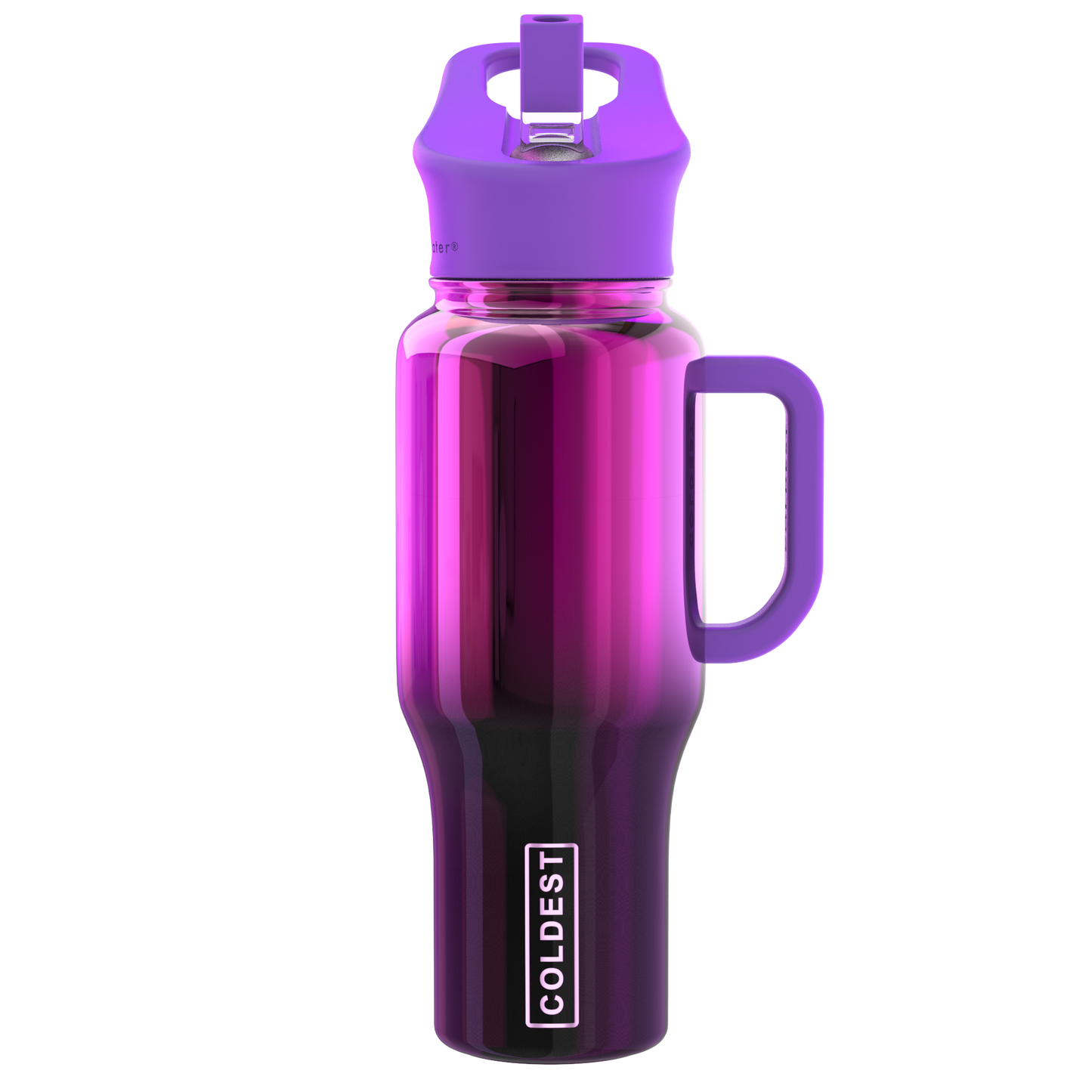 Coldest 36oz Hand Bottle - Purple Nov
