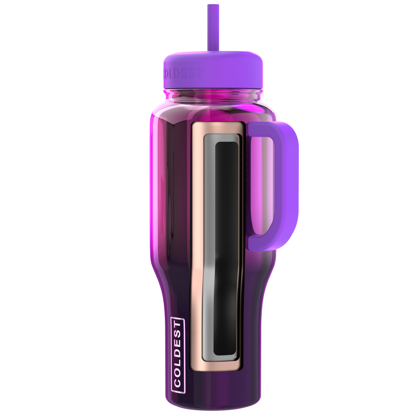 Coldest 36oz Hand Bottle - Purple Nov