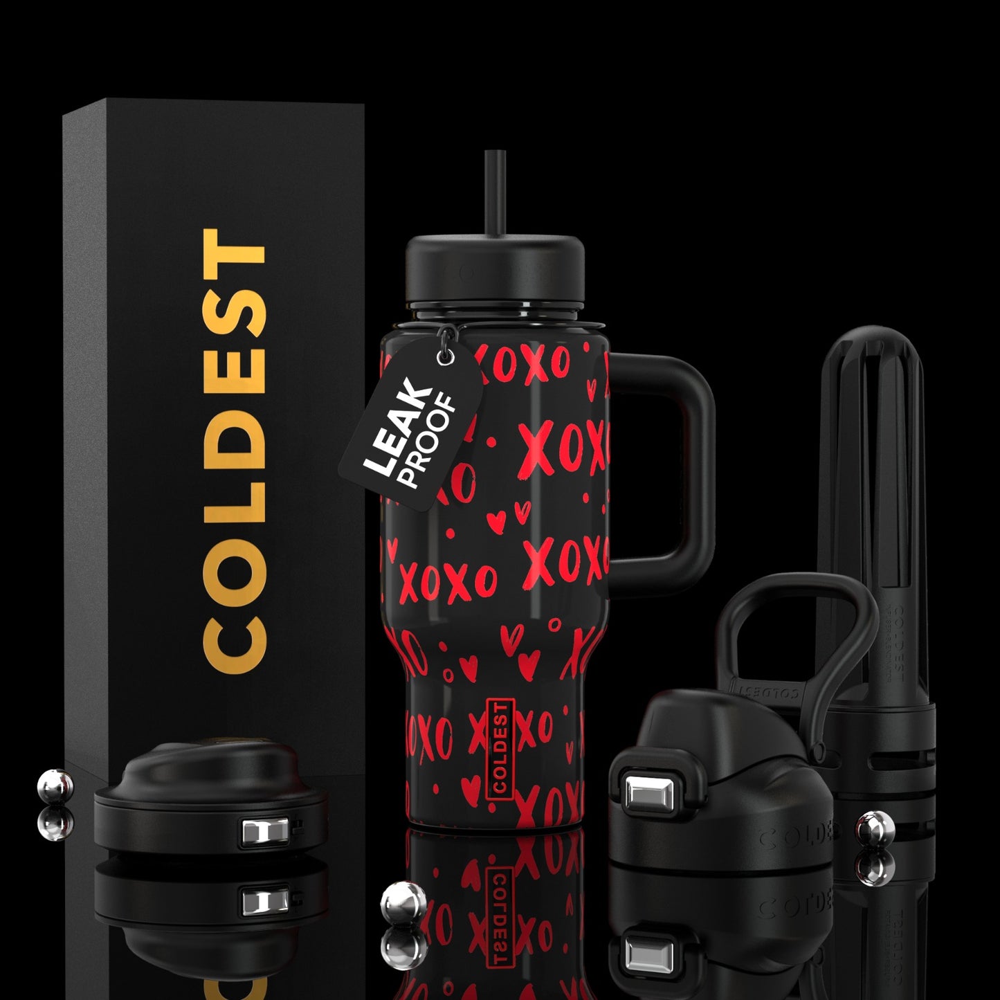 Coldest Hand Bottle Glowie Hearts